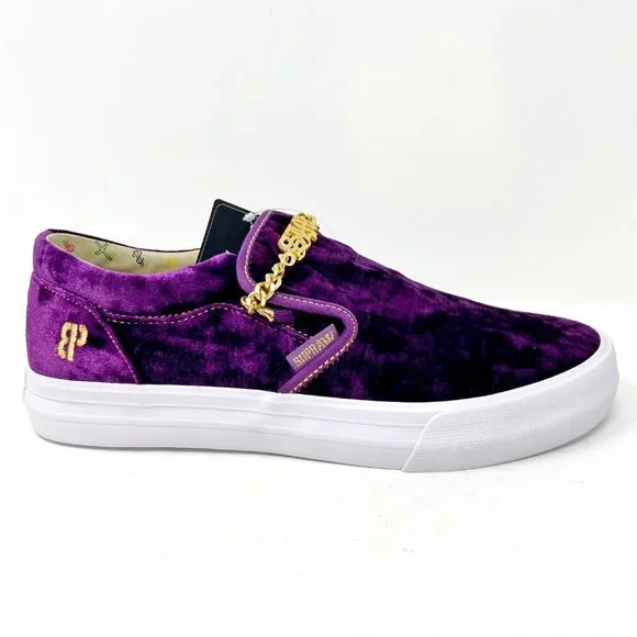 Supra | Shoes | Supra Fenix Flexin Cuba Lx Purple Velvet Mens Slip